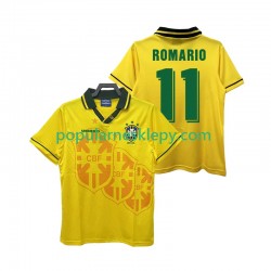 Koszulka Krótka Męska Reprezentacji Brazylii Pierwszy strój ROMARIO 11 Retro 1994