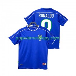 Koszulka Krótka Męska Reprezentacji Brazylii Drugi strój Ronaldo 9 Retro 1998