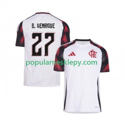 Koszulka Krótka Męska CR Flamengo Drugi strój Bruno Henrique 27 2025-2026
