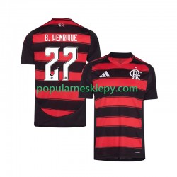 Koszulka Krótka Męska CR Flamengo Pierwszy strój Bruno Henrique 27 2025-2026
