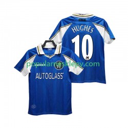 Koszulka Krótka Męska Chelsea Pierwszy strój HUGHES 10 Retro 1997 1999