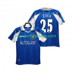 Koszulka Krótka Męska Chelsea Pierwszy strój ZOLA 25 Retro 1997 1999