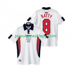 Koszulka Krótka Męska Reprezentacji Anglii Pierwszy strój BATTY 8 Retro 1998
