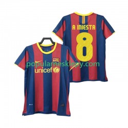 Koszulka Krótka Męska FC Barcelona Pierwszy strój A INIESTA 8 Retro 2010 2011