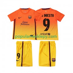 Koszulka Krótka dla Dzieci FC Barcelona Drugi strój A INIESTA 9 Retro 2012 2013