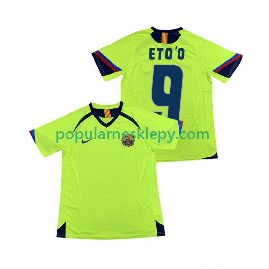 Koszulka Krótka Męska FC Barcelona Drugi strój ETOO 9 Retro 2005 2006