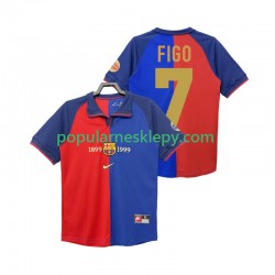 Koszulka Krótka Męska FC Barcelona Pierwszy strój FIGO 7 Retro 1990 2000