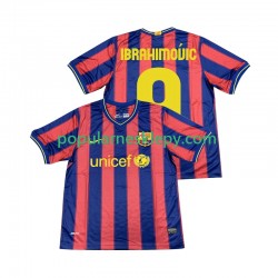 Koszulka Krótka Męska FC Barcelona Pierwszy strój Ibrahimovic 9 Retro 2009 2010