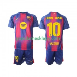Koszulka Krótka dla Dzieci FC Barcelona Pierwszy strój Lamine Yamal 10 Champions League 2025-2026