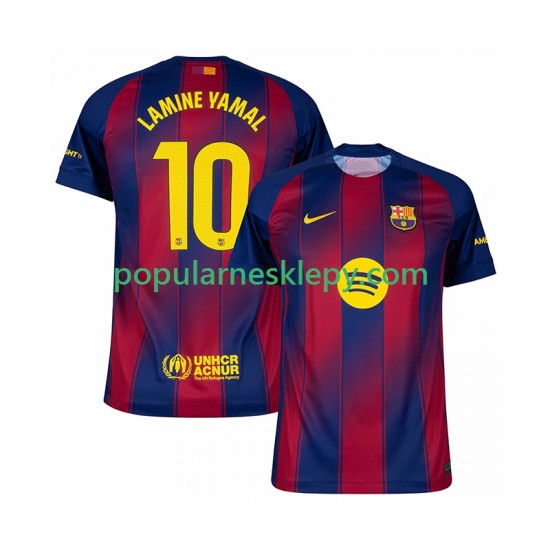 Koszulka Krótka Męska FC Barcelona Pierwszy strój Lamine Yamal 10 2025-2026
