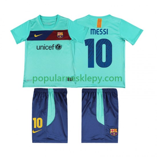 Koszulka Krótka dla Dzieci FC Barcelona Drugi strój Lionel Messi 10 Retro 2010 2011 Koszulka Krótka dla Dzieci FC Barcelona Drugi strój Lionel Messi 10 Retro 2010 2011