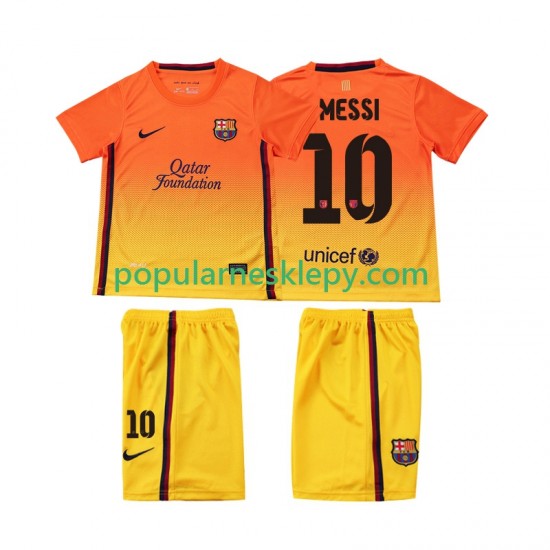 Koszulka Krótka dla Dzieci FC Barcelona Drugi strój Lionel Messi 10 Retro 2012 2013 Koszulka Krótka dla Dzieci FC Barcelona Drugi strój Lionel Messi 10 Retro 2012 2013