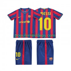 Koszulka Krótka dla Dzieci FC Barcelona Pierwszy strój Lionel Messi 10 Retro 2009 2010