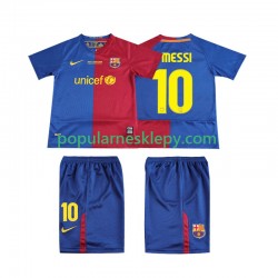Koszulka Krótka dla Dzieci FC Barcelona Pierwszy strój Lionel Messi 10 Retro Champions League 2008 2009
