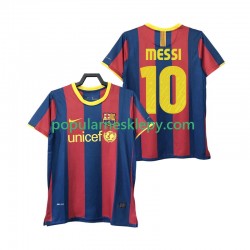 Koszulka Krótka Męska FC Barcelona Pierwszy strój Lionel Messi 10 Retro 2010 2011