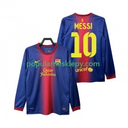 Koszulka Długi Męska FC Barcelona Pierwszy strój Lionel Messi 10 Retro 2012 2013
