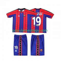 Koszulka Krótka dla Dzieci FC Barcelona Pierwszy strój Lionel Messi 19 Retro 1997 1998
