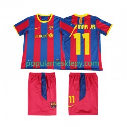 Koszulka Krótka dla Dzieci FC Barcelona Pierwszy strój Neymar JR 11 Retro 2010 2011