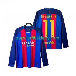 Koszulka Długi Męska FC Barcelona Pierwszy strój Neymar JR 11 Retro 2016 2017