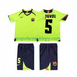 Koszulka Krótka dla Dzieci FC Barcelona Drugi strój PUVDL 5 Retro 2005 2006