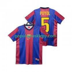Koszulka Krótka Męska FC Barcelona Pierwszy strój PUYOL 5 Retro 1998 1999