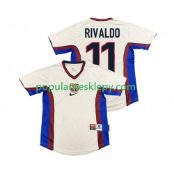 Koszulka Krótka Męska FC Barcelona Drugi strój RIVALDO 11 Retro 1998 1999