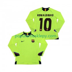 Koszulka Długi Męska FC Barcelona Drugi strój RONALDINHO 10 Retro 2005 2006