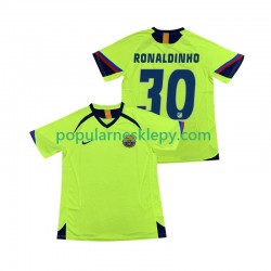Koszulka Krótka Męska FC Barcelona Drugi strój RONALDINHO 30 Retro 2005 2006
