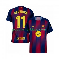 Koszulka Krótka Męska FC Barcelona Pierwszy strój Raphinha 11 Champions League 2025-2026