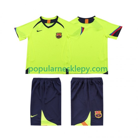 Koszulka Krótka dla Dzieci FC Barcelona Drugi strój Retro 2005 2006