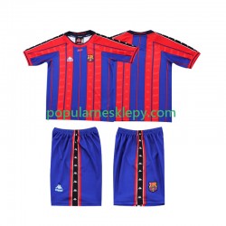 Koszulka Krótka dla Dzieci FC Barcelona Pierwszy strój Retro 1997 1998