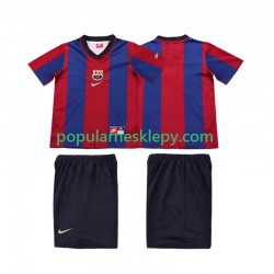 Koszulka Krótka dla Dzieci FC Barcelona Pierwszy strój Retro 1998 1999