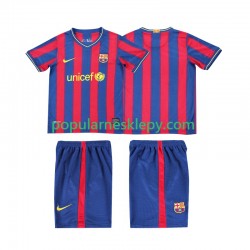 Koszulka Krótka dla Dzieci FC Barcelona Pierwszy strój Retro 2009 2010