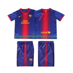Koszulka Krótka dla Dzieci FC Barcelona Pierwszy strój Retro 2012 2013