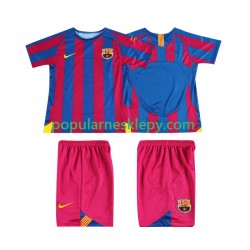 Koszulka Krótka dla Dzieci FC Barcelona Pierwszy strój Retro Champions League 2005 2006