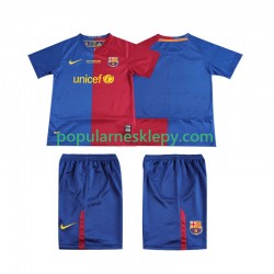 Koszulka Krótka dla Dzieci FC Barcelona Pierwszy strój Retro Champions League 2008 2009