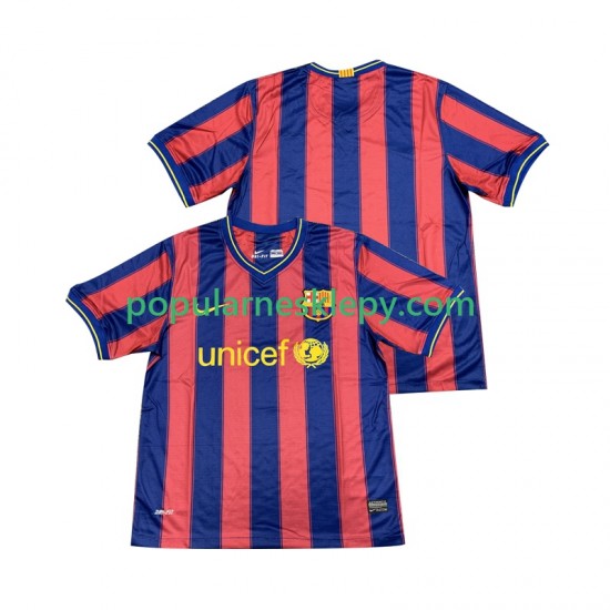 Koszulka Krótka Męska FC Barcelona Pierwszy strój Retro 2009 2010
