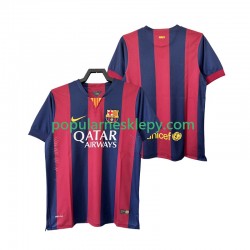 Koszulka Krótka Męska FC Barcelona Pierwszy strój Retro 2014 2015