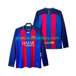 Koszulka Długi Męska FC Barcelona Pierwszy strój Retro 2016 2017