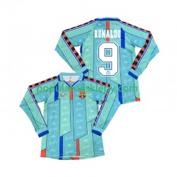 Koszulka Długi Męska FC Barcelona Drugi strój Ronaldo 9 Retro 1996 1997