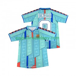 Koszulka Krótka Męska FC Barcelona Drugi strój Ronaldo 9 Retro 1996 1997