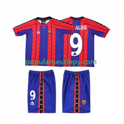 Koszulka Krótka dla Dzieci FC Barcelona Pierwszy strój Ronaldo 9 Retro 1997 1998