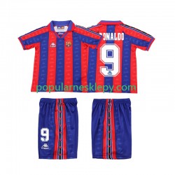 Koszulka Krótka dla Dzieci FC Barcelona Pierwszy strój Ronaldo Retro 1996 1997