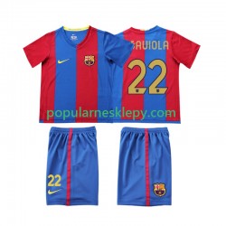 Koszulka Krótka dla Dzieci FC Barcelona Pierwszy strój SAUIOLA 22 Retro 2006 2007