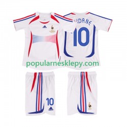 Koszulka Krótka dla Dzieci Reprezentacji Francji Drugi strój ZIDANE 10 Retro 2006