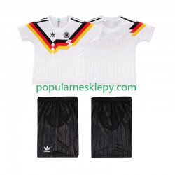 Koszulka Krótka dla Dzieci Reprezentacji Niemiec Pierwszy strój Retro 1990