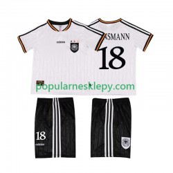Koszulka Krótka dla Dzieci Reprezentacji Niemiec Pierwszy strój KLINSMANN 18 Retro 1996
