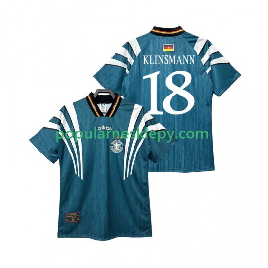 Koszulka Krótka Męska Reprezentacji Niemiec Drugi strój KLINSMANN 18 Retro 1996