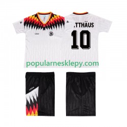 Koszulka Krótka dla Dzieci Reprezentacji Niemiec Pierwszy strój MATTHAUS 10 Retro 1994