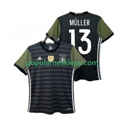Koszulka Krótka Męska Reprezentacji Niemiec Drugi strój MULLER 13 Retro 2016